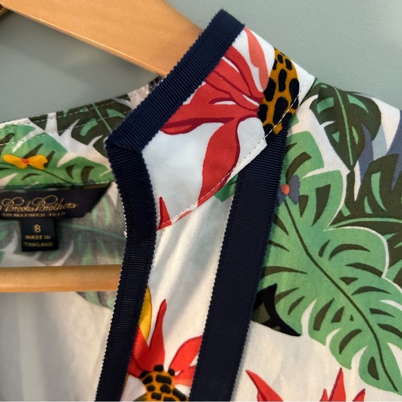 Brooks Brothers Tropical Cotton Tunic Top. Size 8. - Picture 6 of 14